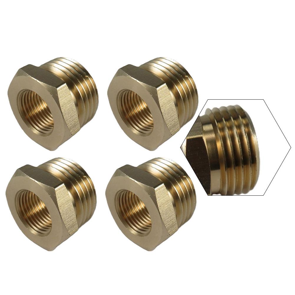 Garden Irrigation Garden Hose Bushing Brass Hose Adapter Brass Construction High Durability For Plumbing Applications