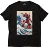 Char Red Comet Zaku 2 Gundam Anime In The Great Wave Off Kanagawa Anime T-Shirt