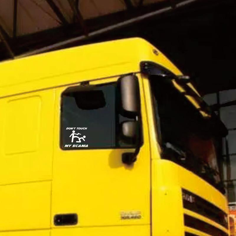 For Don't Touch My Scania Aufkleber Sticker Tattoo Folie Finger Weg