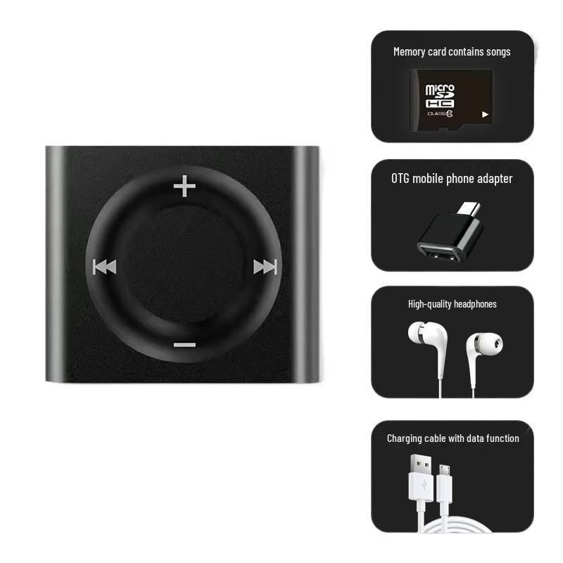 Portable Mini MP3 Player for High School Students - Music & English Listening