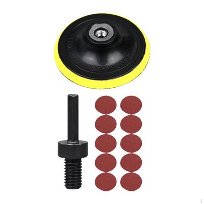 100mm Schnellwechsel Schleiftellerhalter Schleifscheiben Winkelschleifer Zubehör mit Schleifpapier für