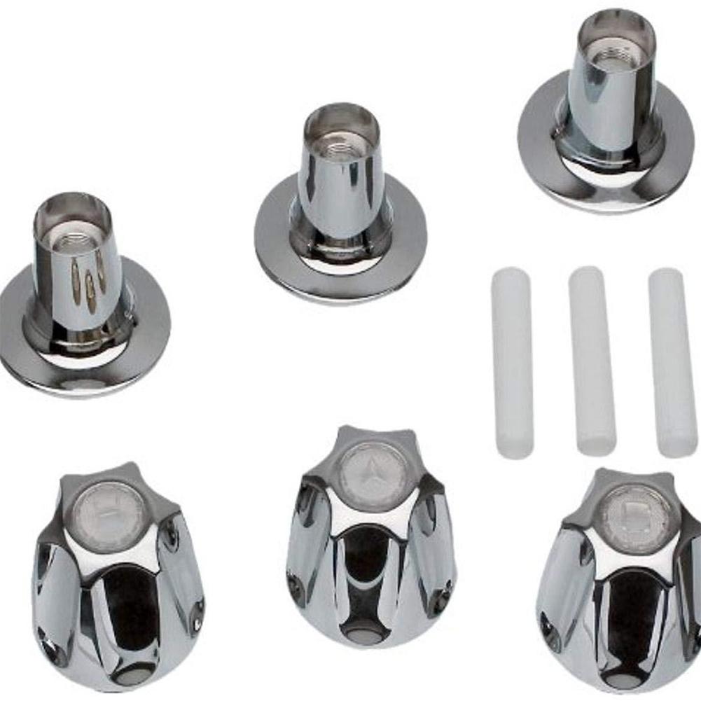 Bathroom Upgrade Shower Knob Replacement Hot Cold Diverter Function Stylish Bathroom Upgrade Zinc Alloy Material