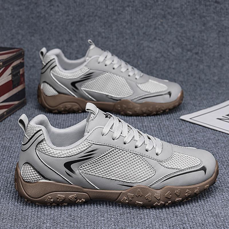 Men'S Breathable Casual Sneakers Four Season New Comfort Soft Sole Non-Slip Light Outdoor Running Sports Shoes Mesh Walking Shoe