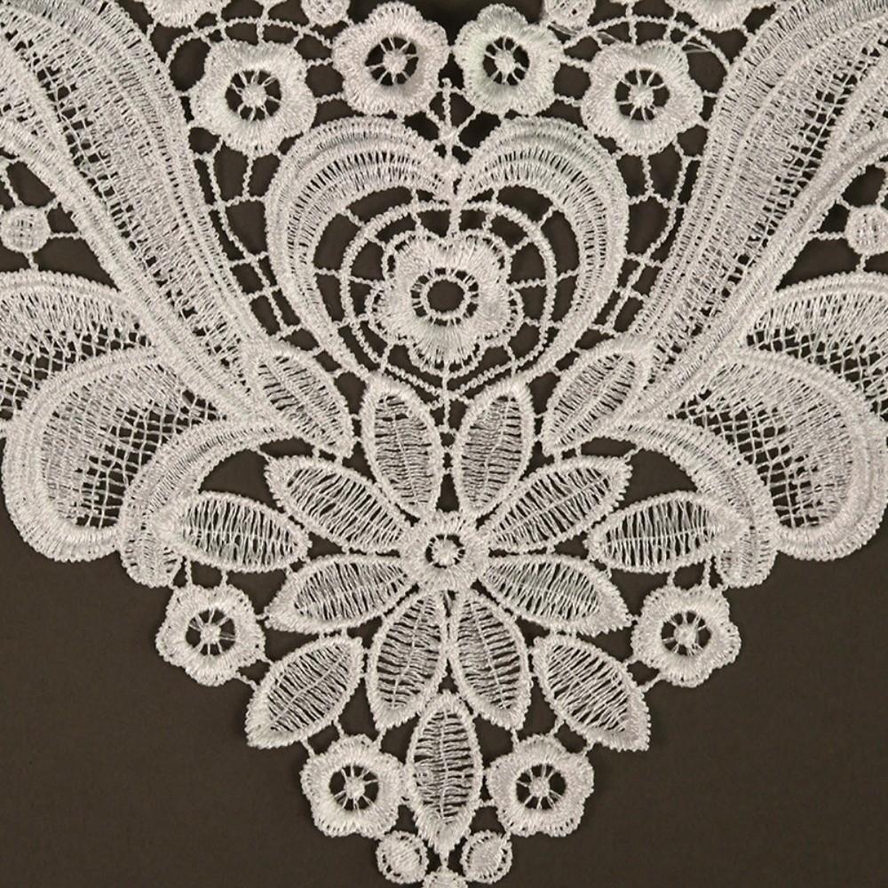 DIY Lace Neckline Sweet Embroidery Flower Collar Apparel Accessories Lace Trim  Women's Fashion