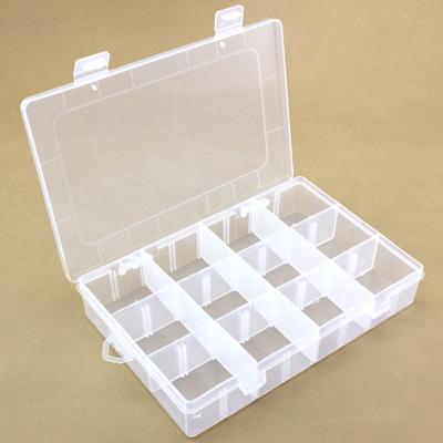 12 Grids Transparent Compartment Parts DIY Display Box Case Storage Container