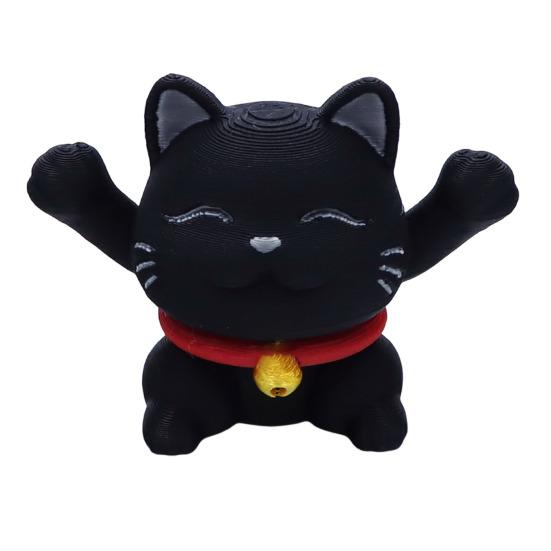 

Yousheng 3D печатный кошачий орнамент выдвижная фигурка котенка настольная игрушка для снятия стресса домашний офис полка стол чёрный