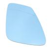 Heated Mirror Glass with Backing Plate Blue Exterior Side View Flat Mirror Glass Replacement for 525i 528i 530i 535d