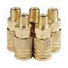 1Pcs Compressor Connector Tool Quick Coupler Tool Coupling Adapter Quick Release 1/4" NPT Hardening Steel Air Line Hose Fitting