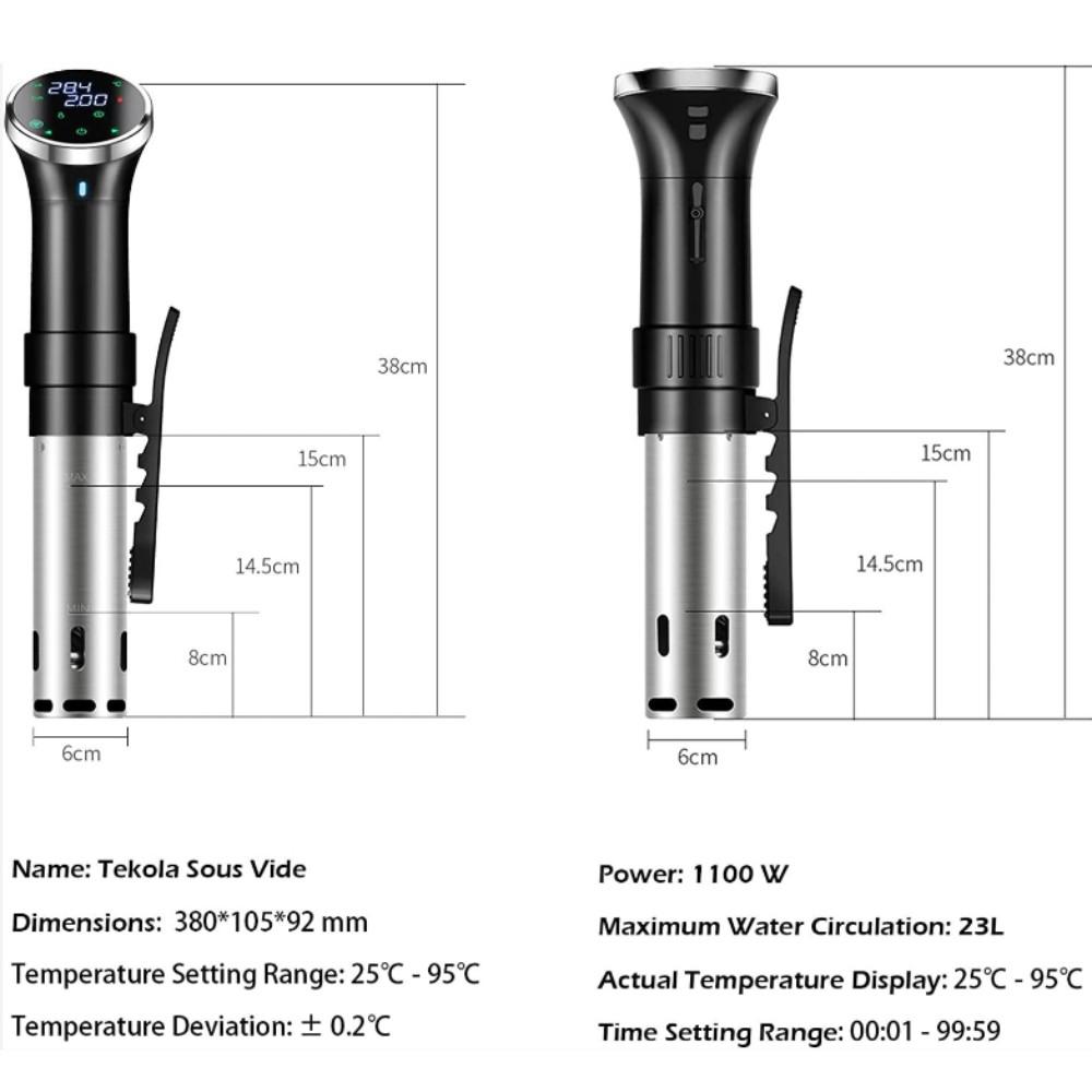 Sous Vide Cooker Low Temperature Slow Cooking Machine WIFI Version Vacuum Beef Thawing Machine Slow Cooking Stick