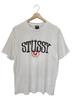 00s OG Stussy Spell out Stussy California stussy skates stretwear shop tee stussy achieve stussy street wear Usa Large made Mexico stussy