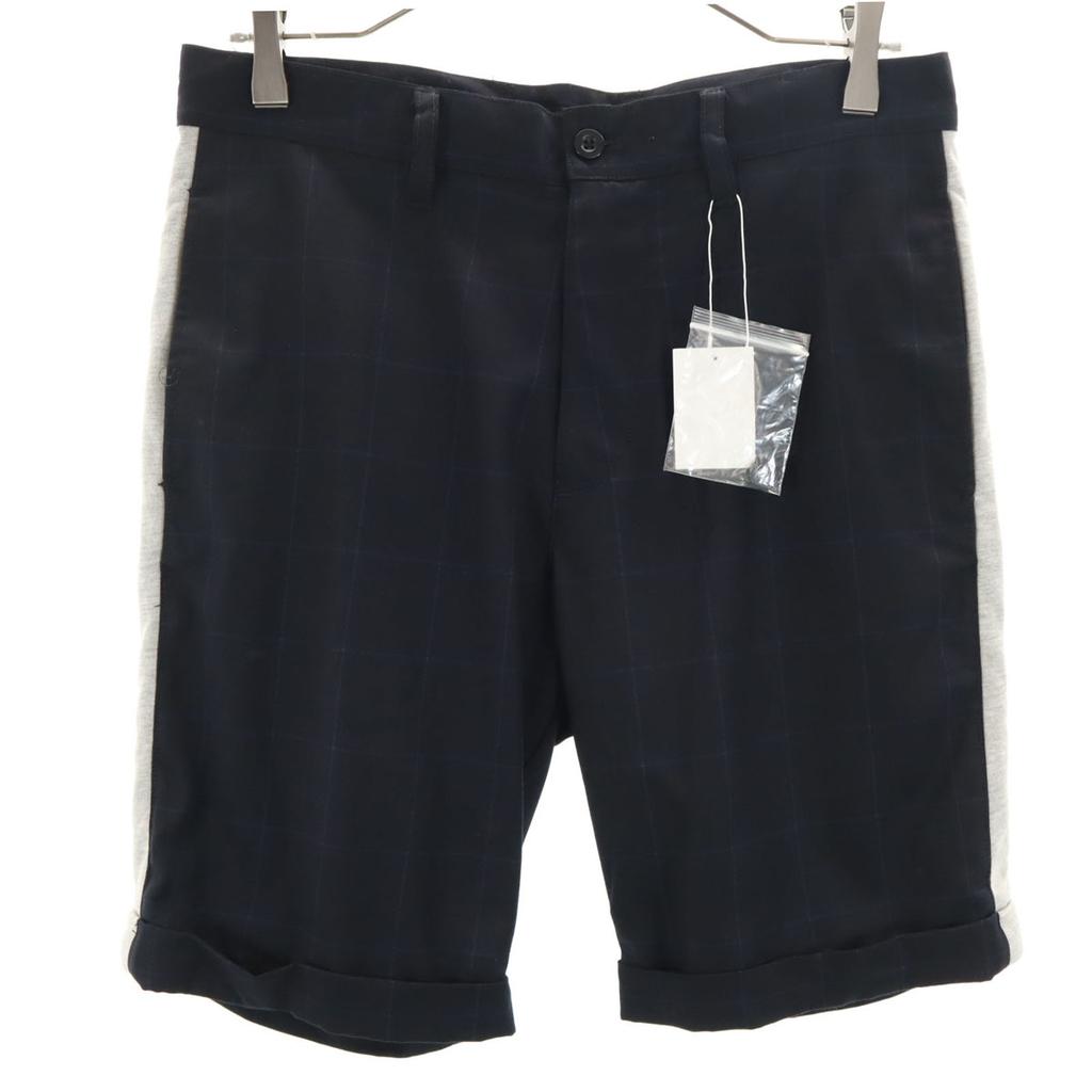unused SENSE OF PLACE Windowpane Check Pattern Shorts M Urban research Men's Used