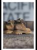 2024 Men's Genuine Leather Martin Boots: Breathable Autumn Workwear & Motorcycle Footwear for Mountaineering