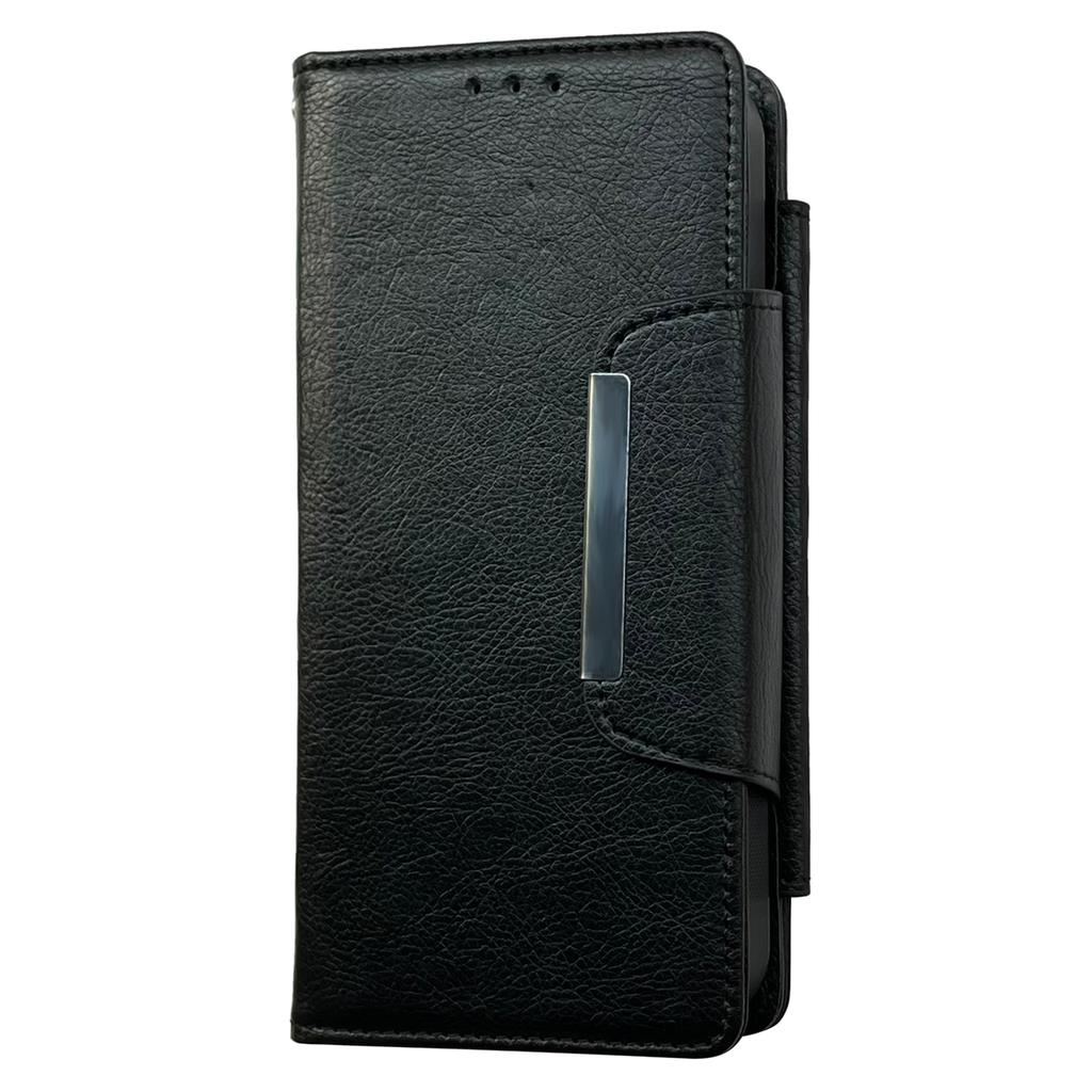 For iPhone 16 Pro Case Detachable 2-in-1 Magnetic Closure PU Leather Wallet Phone Case
