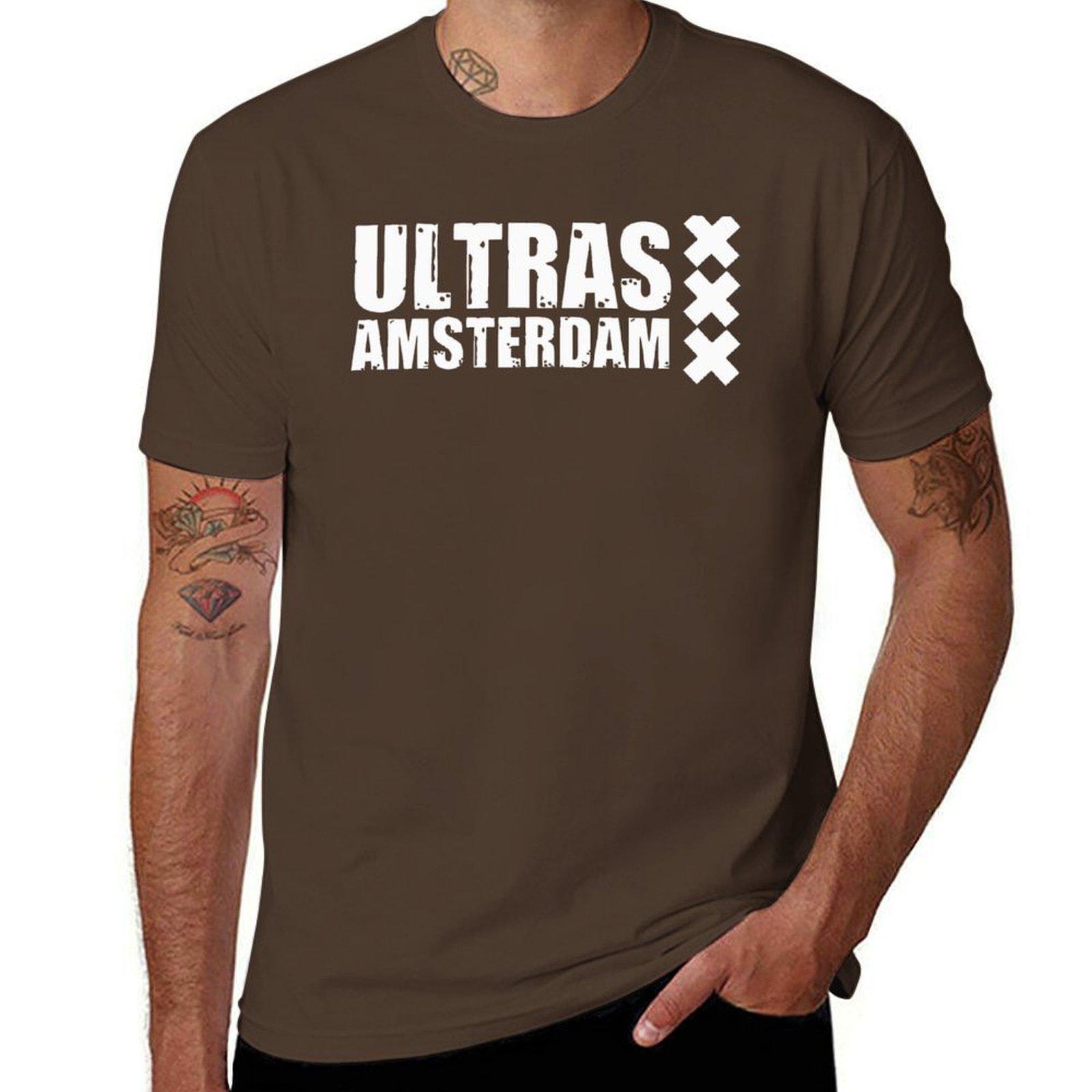 

ultras amsterdam art T-Shirt customizeds summer tops kawaii clothes Men s t shirts L
