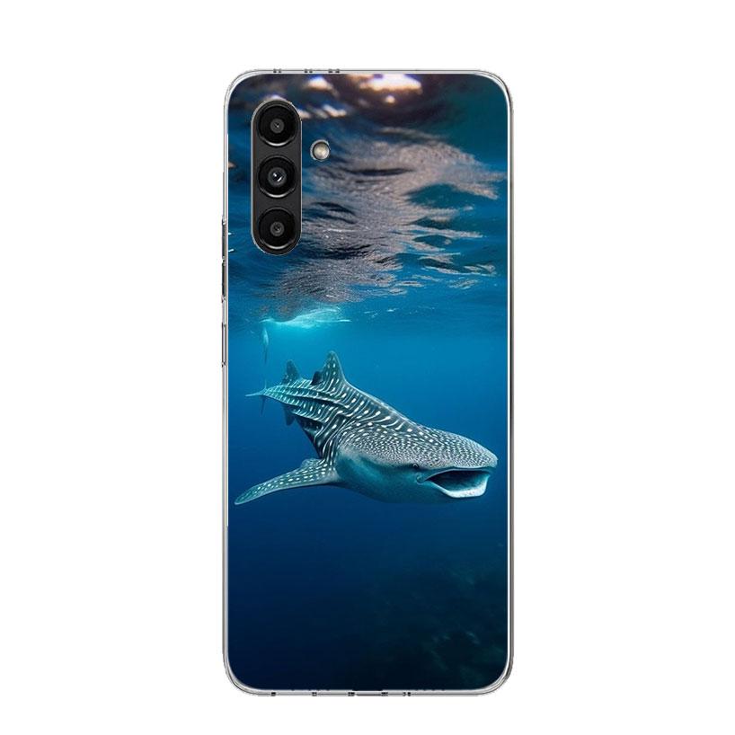 Ocean Whale Shark Phone Case For Samsung Galaxy A17 A16 A14 A15 A13 A57 A56 A54 A55 A53 A37 A36 A34 A35 A33 A26 A24 A25 A23 Gala