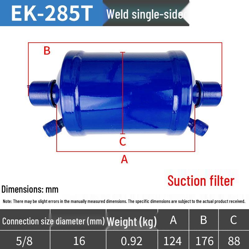 Central Air Conditioning Cold Storage Dryer Filter Unit - Refrigeration Accessories 083/084