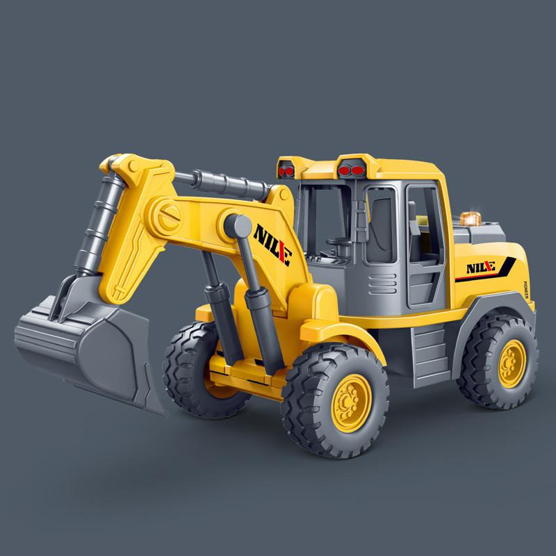 Multifunction Truck Mixer Inertia Vehicle Toy Sound Story Features Children Play