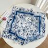 Summer new double-sided velvet scarf air-conditioned room with shawl women travel photo thin sunscreen 61 small square scarf