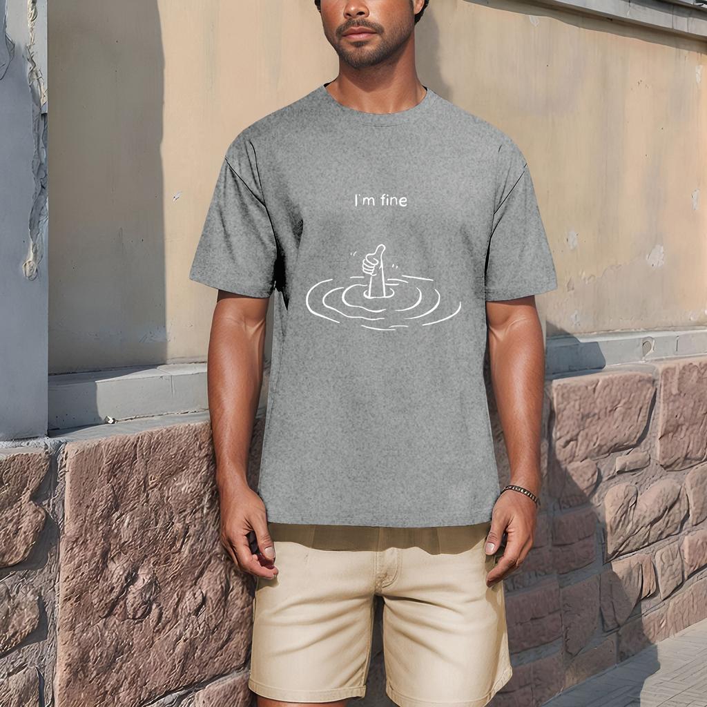 Bărbați cămașă cu mânecă scurtă cu guler înalt, lejeră, cămașă de vacanță