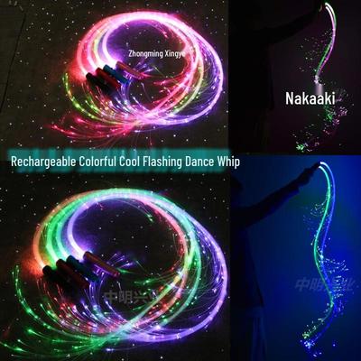 Luminous Fiber Optic Dance Whip - Flash Charging Party Atmosphere Prop