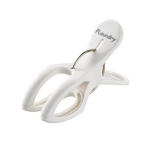 Daiya Flaundry Clothespins, Gentle Grip for Drying Rods, Set of 8, for Sheets, Towels, Blankets, and Futons, Y-Shaped, Windproof, Easy Grip, Fits Clot