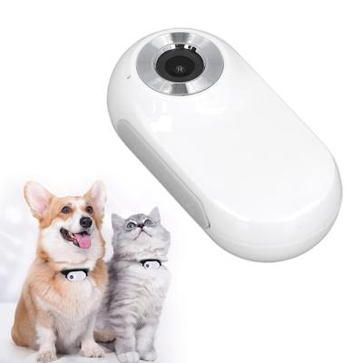 Caméra pour collier d'animal de compagnie 120 degrés Grand Angle Connexion OTG Légère Petite Caméra d'Action Caméra de Sport pour Animaux avec Clip Arrière pour Chiens Chats