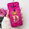 6.8" For Tecno Spark 6 Case KE7 Fashion Luxury A-Z Letters Silicone Shockproof Phone Case For Techno Spark6 Back Cover Funda
