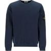 STONE ISLAND FW24 Solid Color Crew Neck Fitted Logo Patch Pullover Thin Fleece Long Sleeve Fall Winter Sweatshirt Unisex Sweatshirt 811563920-V0020
