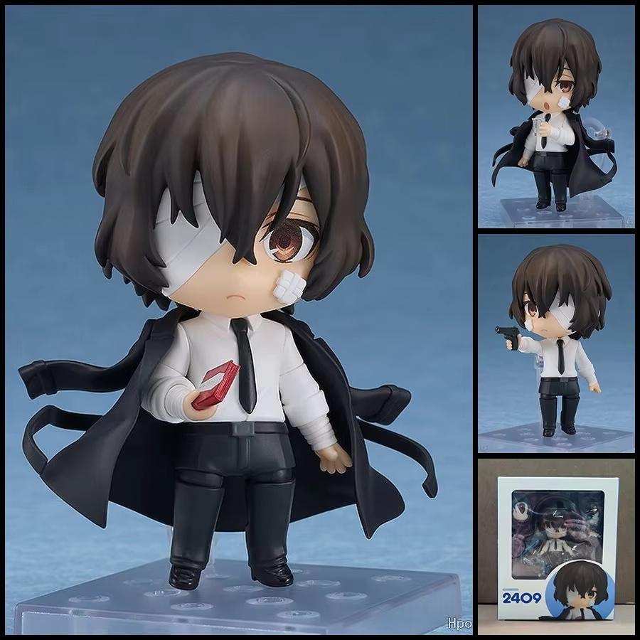 New Bungo Stray Dogs Anime 893# Nakajima Atsushi Dazai Osamu Edogawa Rampo Figures Toy Cartoon Model Movable Doll Xmas Gift