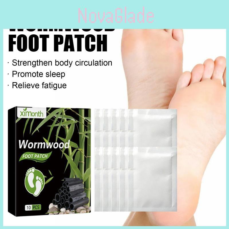 Ximonth Aromatic Mugwort Foot Pads For Deep Cleansing And Relaxation 10pcs