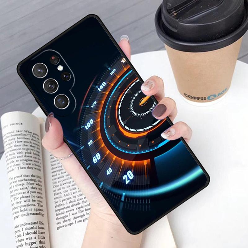 Car Speed Dashboard Phone Case Cover For Samsung Galaxy S24 S25 Ultra S21 S22 Ultra S10E Note 10 Plus Note 20 FE S23
