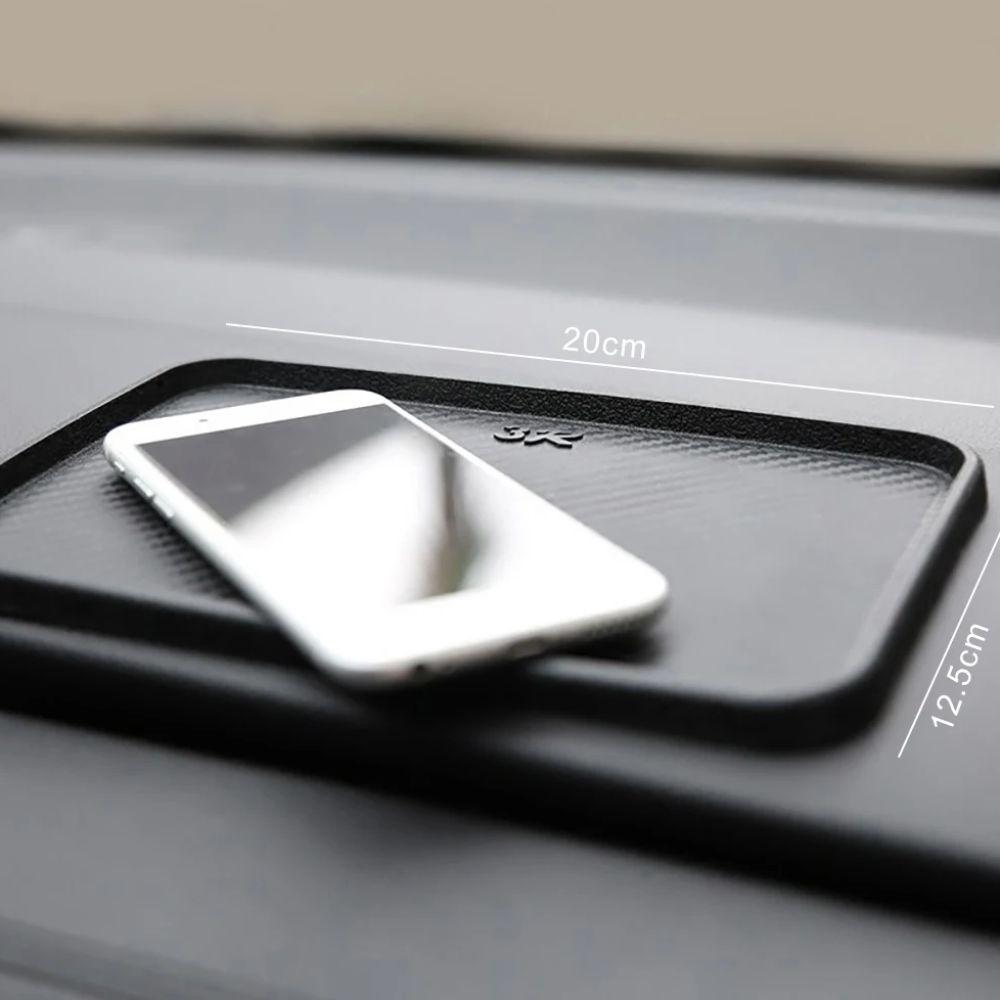 Carbon Fiber Automobile Non-Slip Pad Anti-slip Car Dashboard Mat  Car Interior Accessories