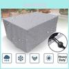 Premium 210d Oxford Fabric Outdoor Silver Furniture Cover Waterproof Dustproof Set