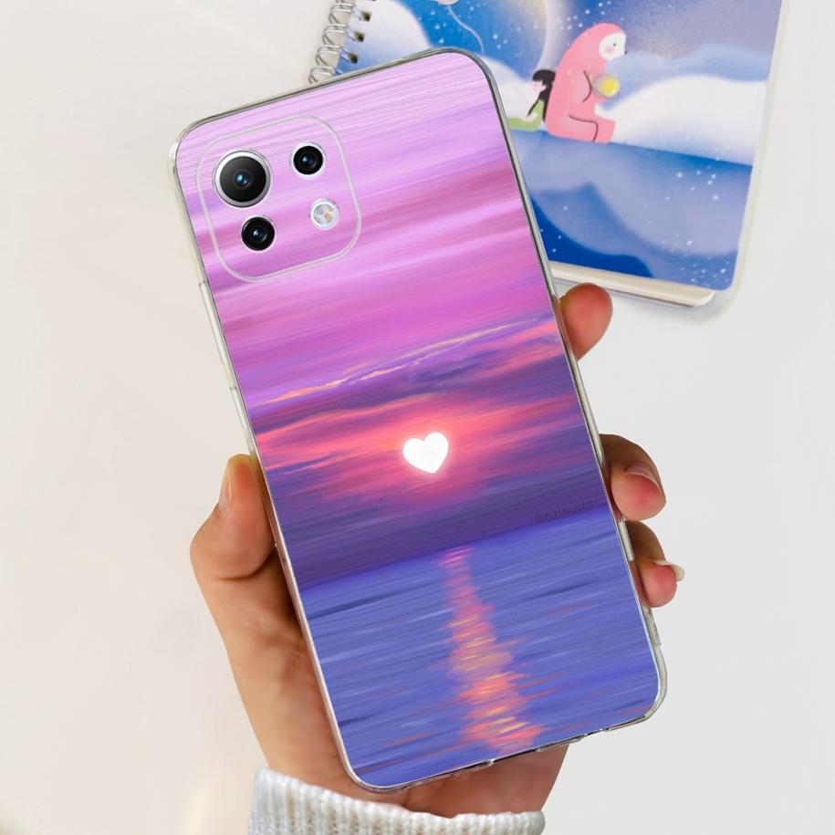 For Xiaomi 11 Lite NE 5G Case Cute Astronaut Cover Clear Soft Silicone Phone Funda For Xiaomi 11 Lite 4G Coque on Mi 11Lite Capa