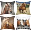 Beautiful Horse Pattern Decorative Cushion Covers For Home Polyester pillowcase, sofa decorative cushion cov Headboard Pillow