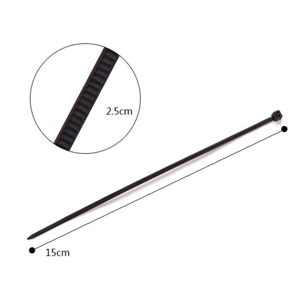 10-1Pcs Fluorescent Cable Tie Organizer Durable Plastic Storage Tools Portable Tie Holder Practical Wiring Cable Strap Organizer