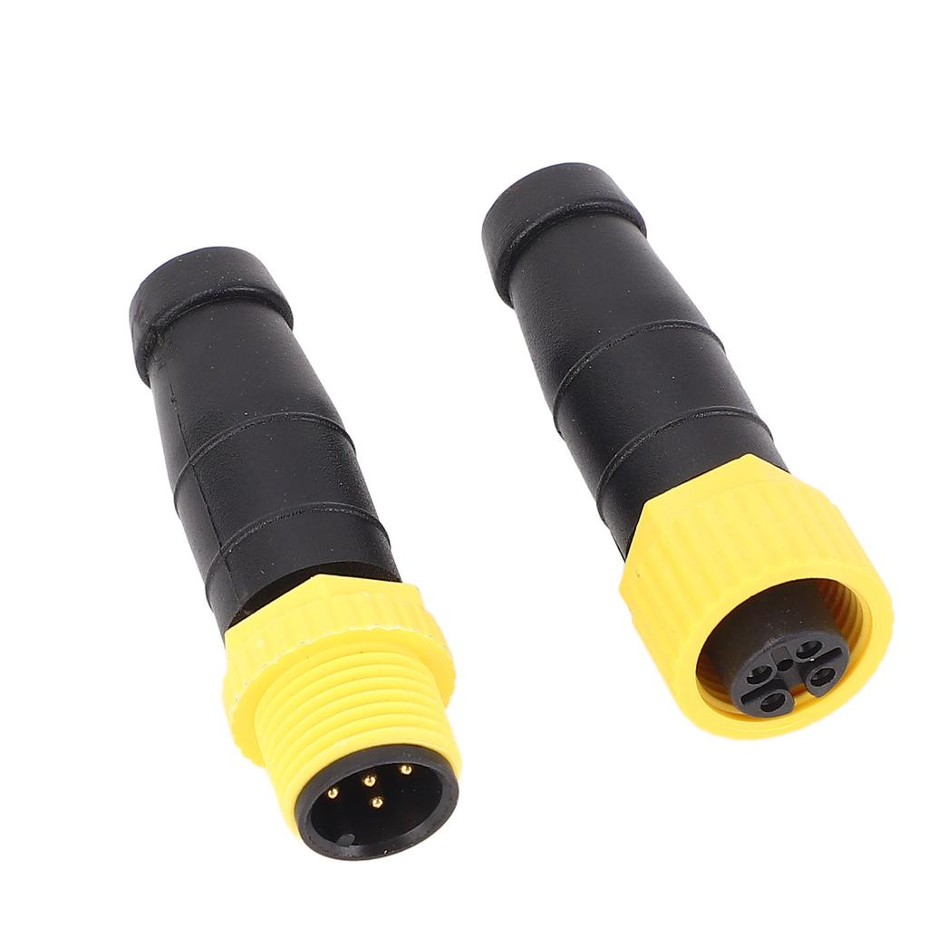 Male Female Terminator for NMEA 2000 Network Heat Cold Resistant Plastic Housing A Type M12 5Pin Resistor Terminator