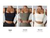 2024 Quick-Dry Shockproof Yoga Vest with Fixed Cup and Hollow Back Design