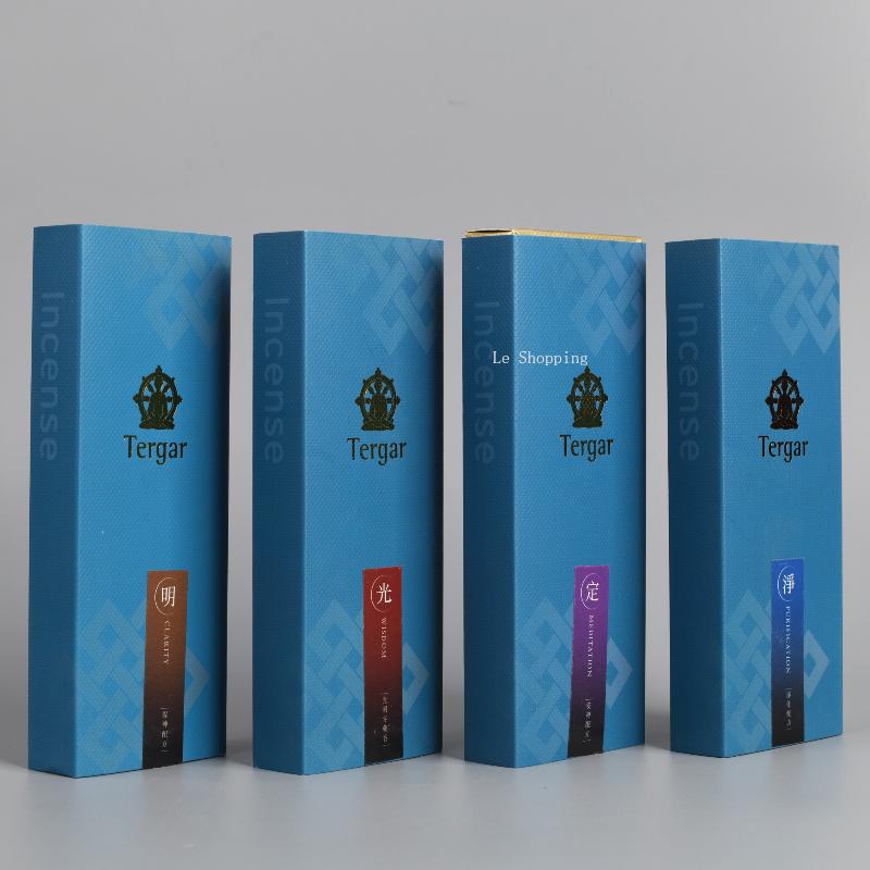 Nepal Guangming Gompa Tibetan Incense Gift Box 50 Thin Incense Study Tea Room Bedroom Purify The Air To Calm The Mind Joss Stick