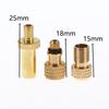 Universal Brass Bicycle Valve Adapter Presta Schrader Dunlop Converter Multi-Type Inflation Adaptor For Bike Pump Inflation