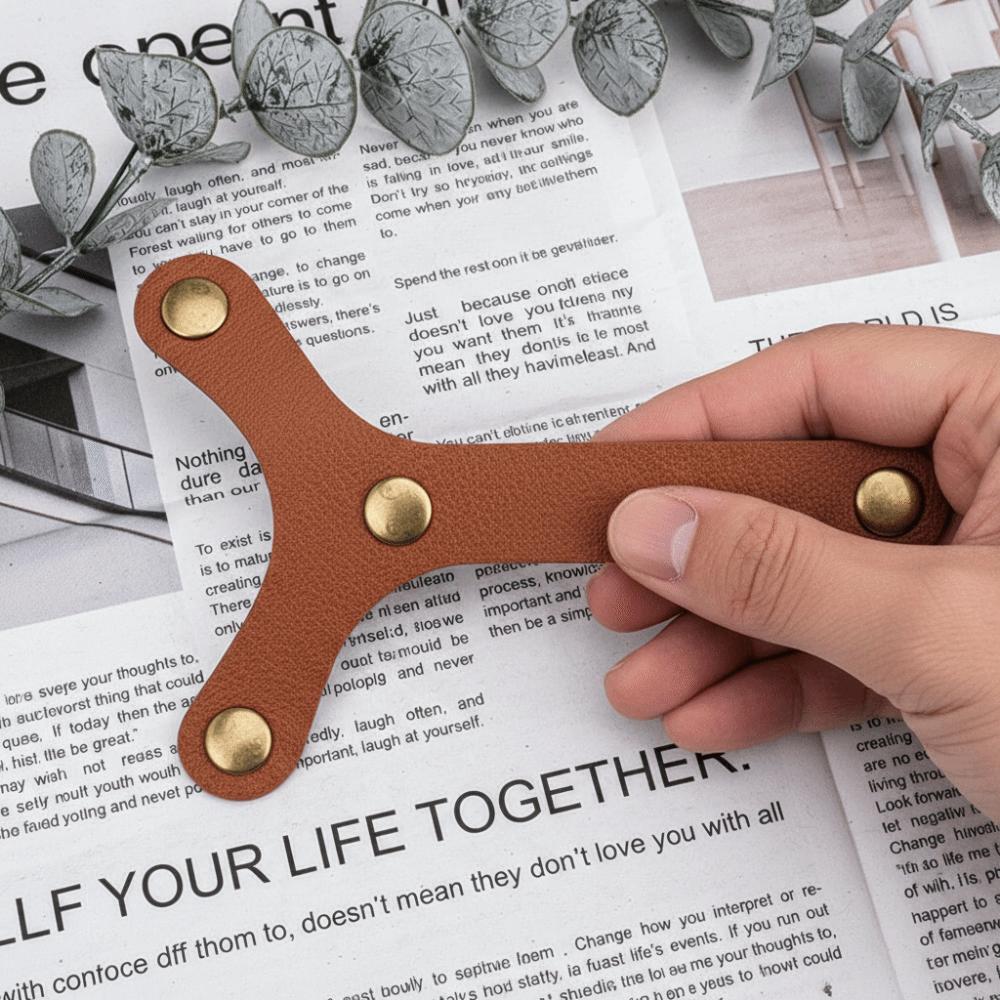6pcs/set Leather Hook Baggage Organizer Belt Buckles T-shape Travel Accessories Suitcase