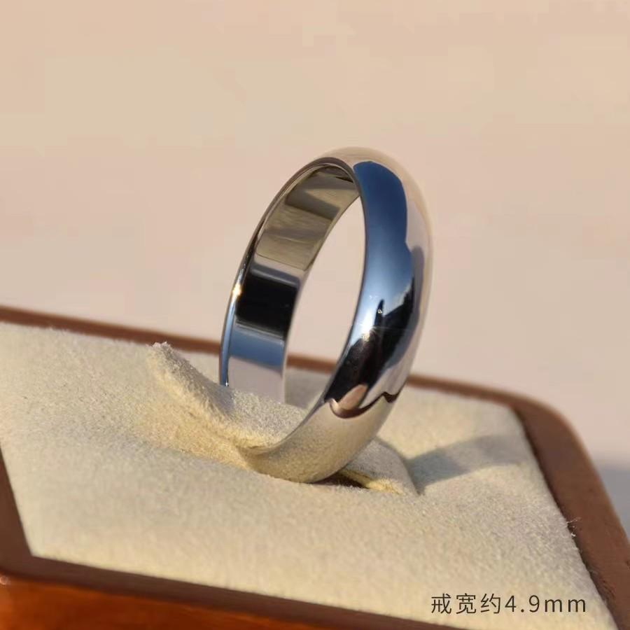 Buyee   CopperCouples Ring Can Engrave Name & Dates Simple White Ring for Women Men Wedding Fine Jewelry Circle Gift