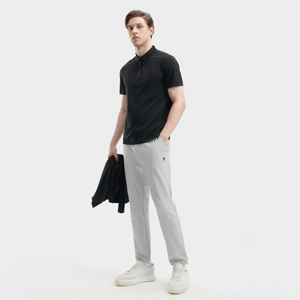 New FILA Polo Shirts Men's Jet Black F11M422104FBK