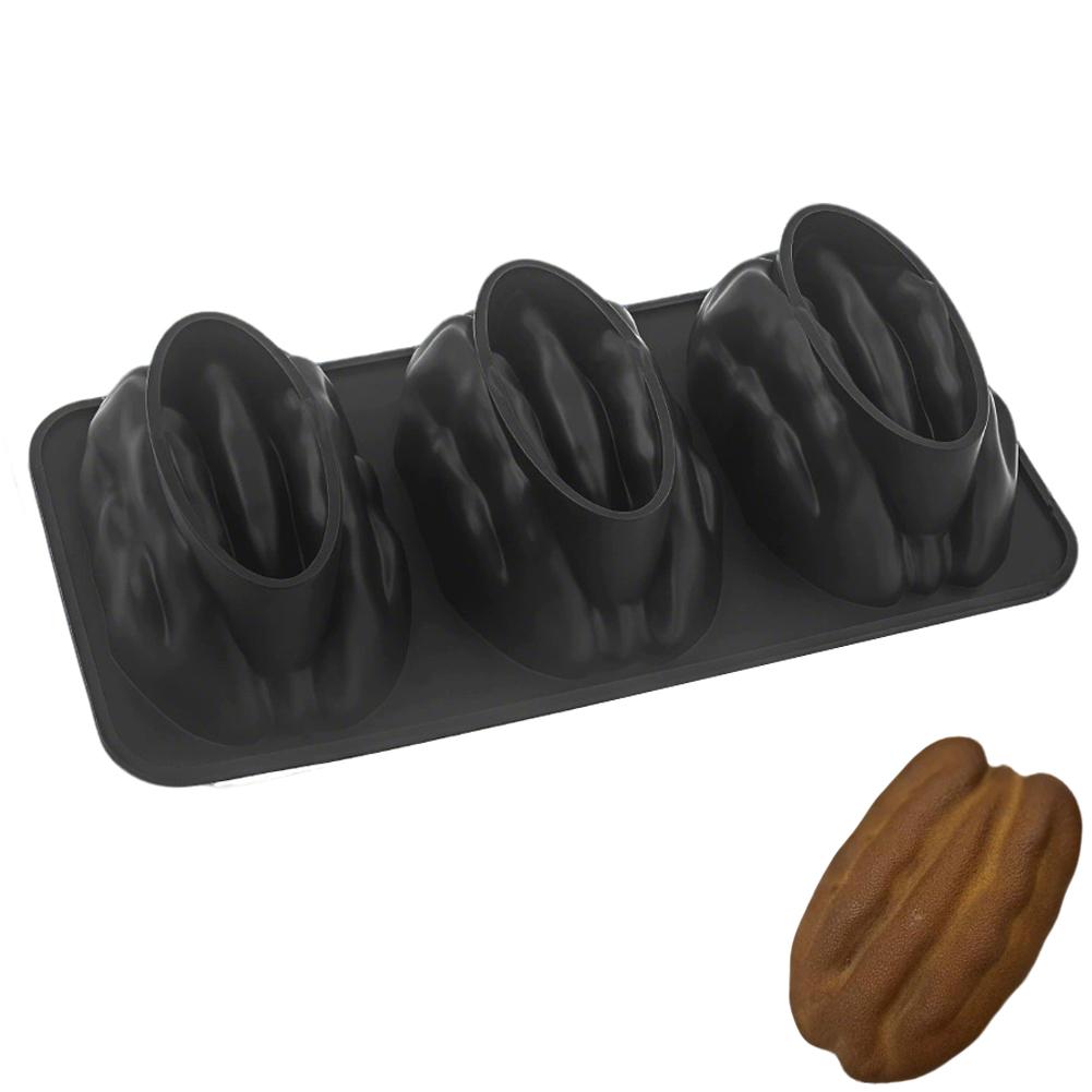 Simulated Fruit Mousse Silicone Cake Mold Kitchen Baking Food French Mousse Cake Mold Dessert Tool чёрный