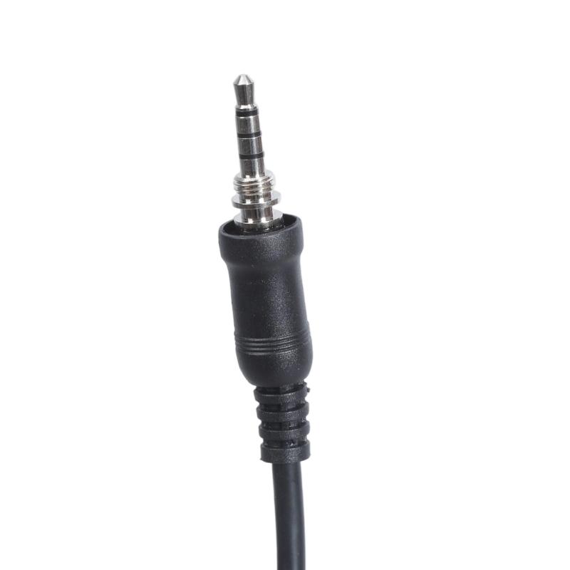 Efficient 3.5mm Headphone Converter Cable for VX6R VX7R VX-7R VX-6R VX-177 VX170 Handheld Transceivers ABS Metal Design