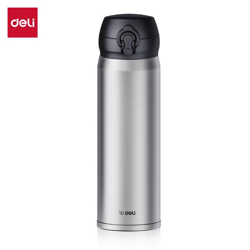 Deli Stainless Steel Thermos Bottle with Pop-up Lid