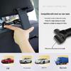 Car Rear Seat Headrest Mount: Multifunctional Tablet & Phone Holder with Back Cushion