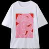 Fashion Style 2024 Summer New Simple Fashion Casual Color Print T-shirt Women's Top Women's Clothing 1165236