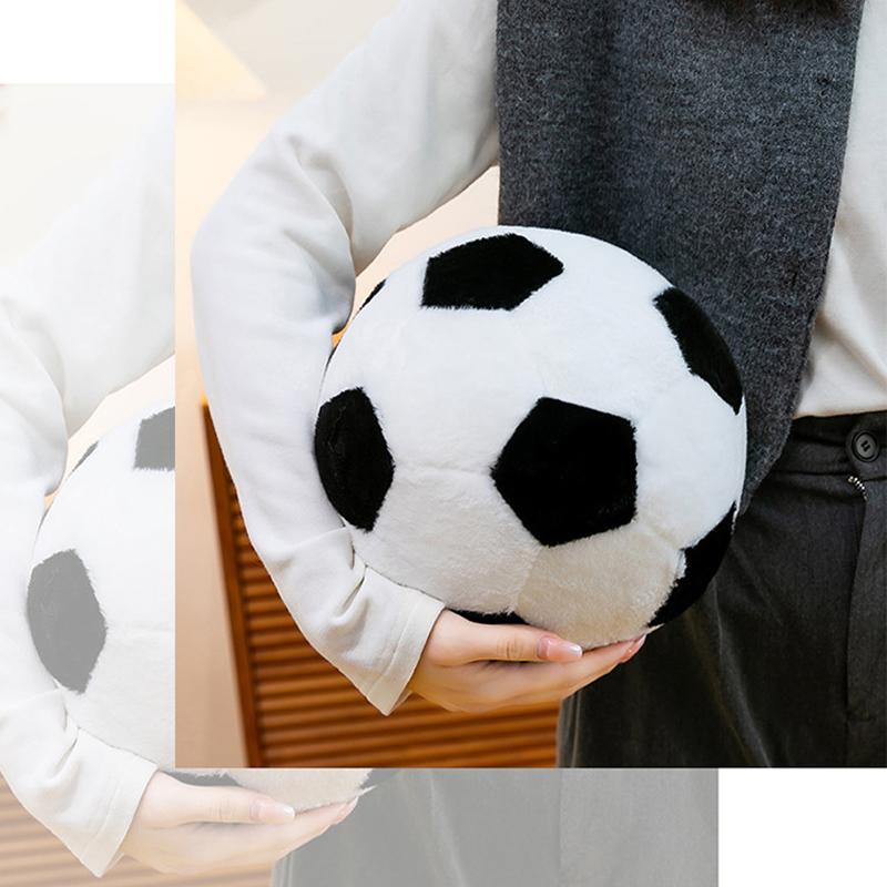 Simulated Football Plush Toy Football-Shaped Throw Pillow Sofa Sleep Pillow Play Doll Plush Toy Birthday Gift