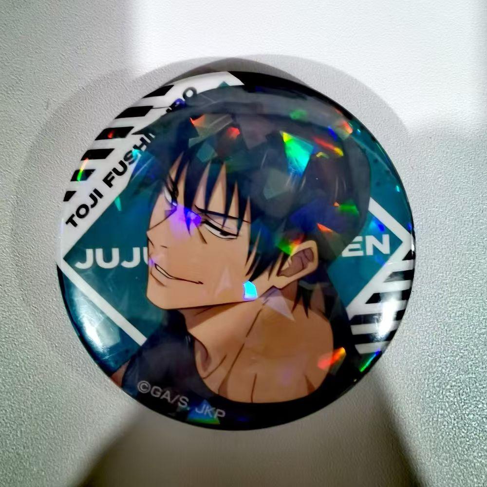 Lovely Jujutsu Kaisen Tinplate Badge Anime Peripheral Products Satoru Gojo Geto Suguru Yuji Megumi Srooftop Edition Original